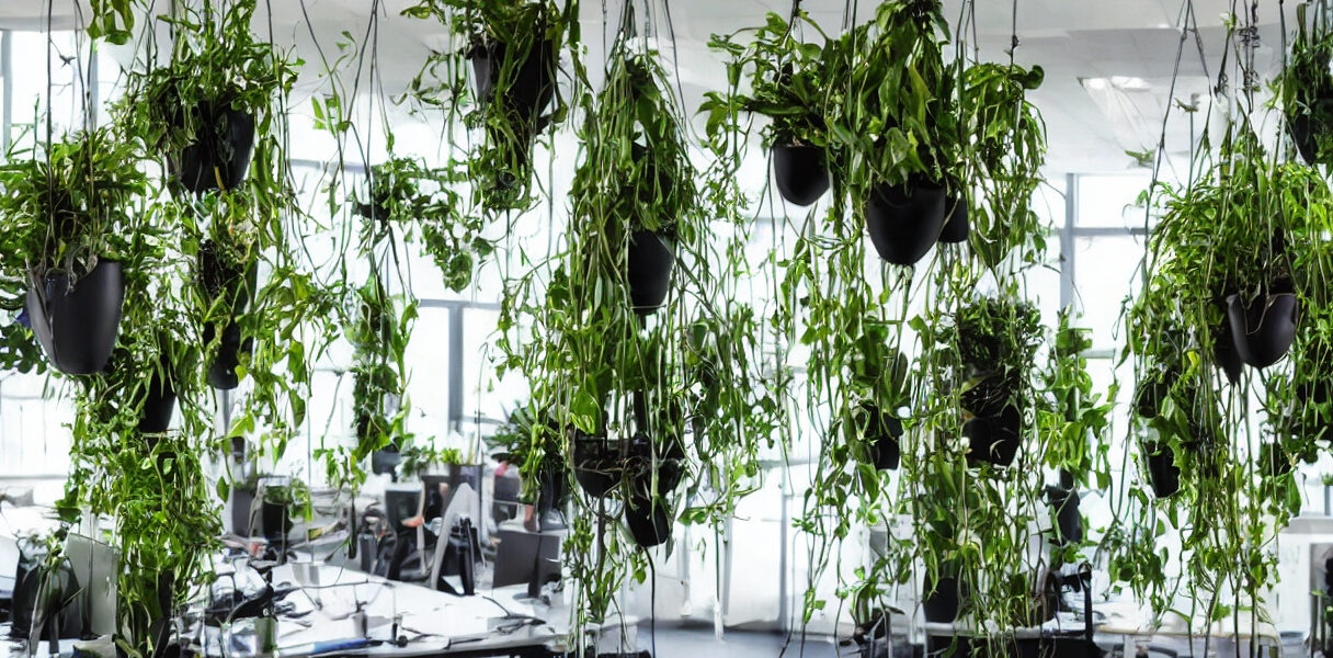 Hængeplanter til kontoret: Sådan skaber du en produktiv arbejdsplads